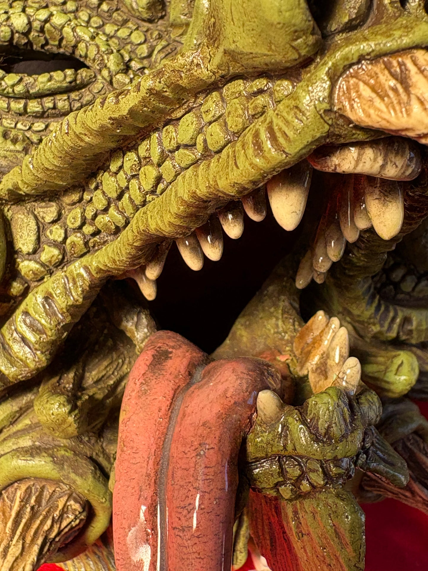 Large dragon wall trophy