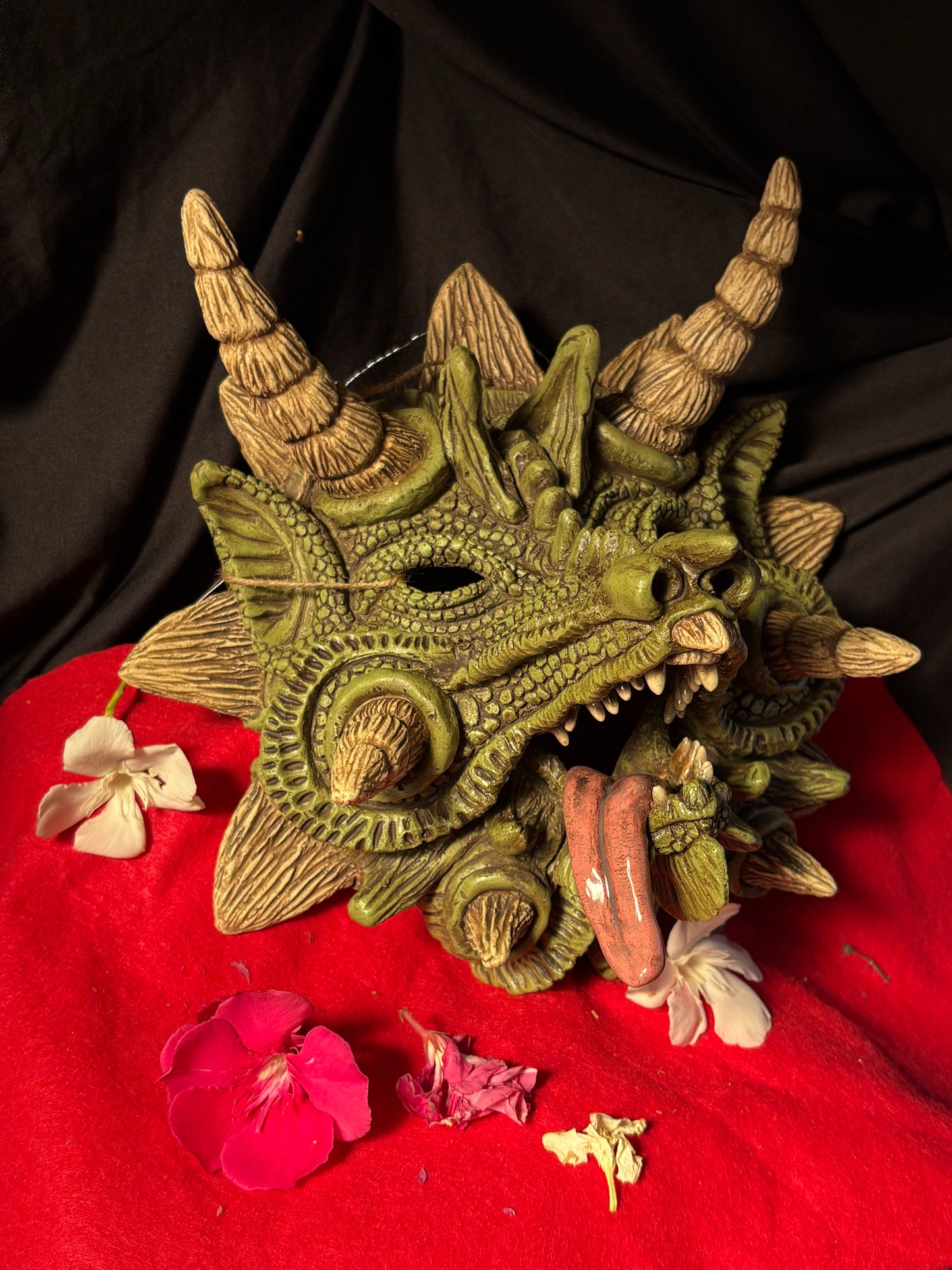 Large dragon wall trophy