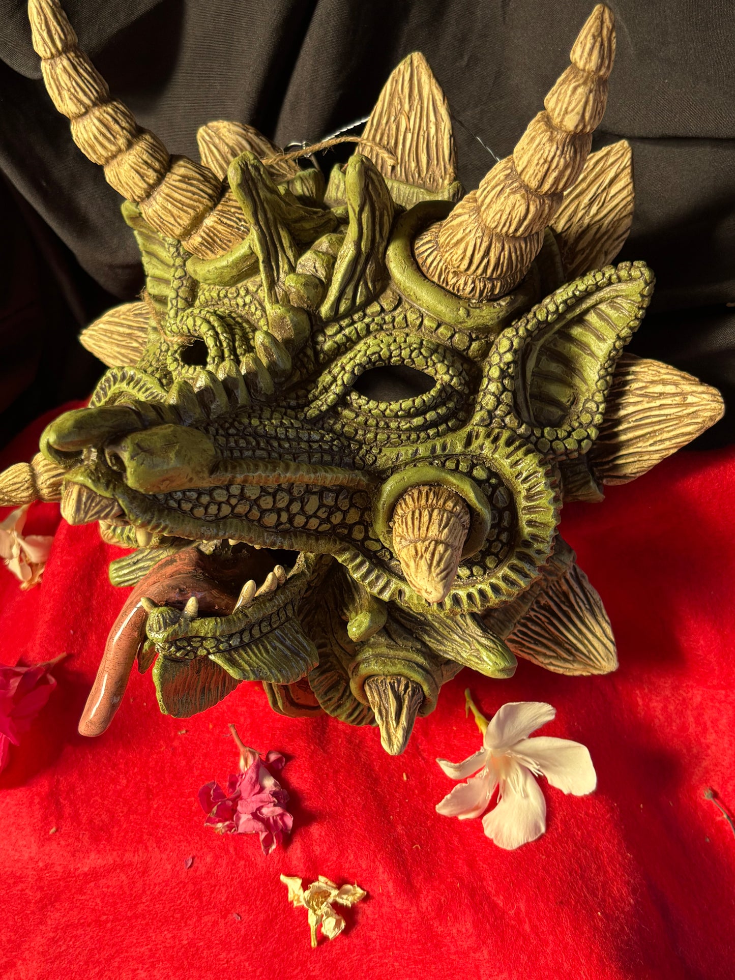 Large dragon wall trophy